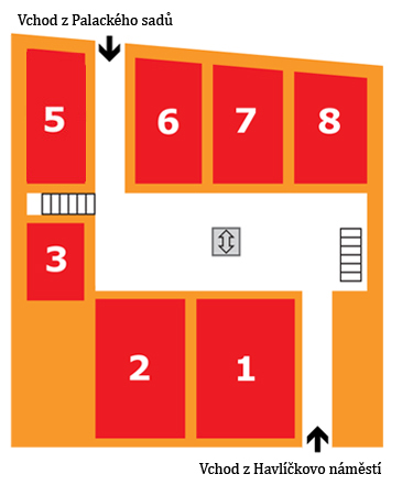 Mapa přízemí